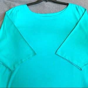 Woman Within BoatNeck SemiQuarterSleeve